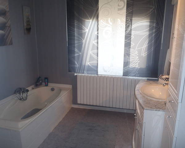 Belle maison située dans un village calme de Moselle. - La salle de bain.