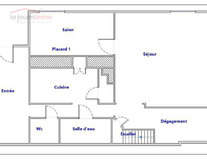 Maison 5 pièces 68700 Aspach Michelbach - Rdc