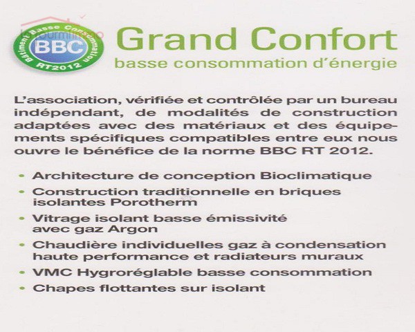 Appartement 3 pièces BBC RT2012 + garage à Richwiller (68120) - Bbc-