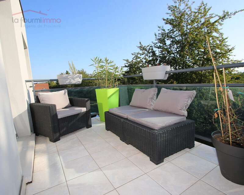 Très bel appartement 4 pièces 78m2  Kingersheim 68260 - Appartement Kingersheim balcon