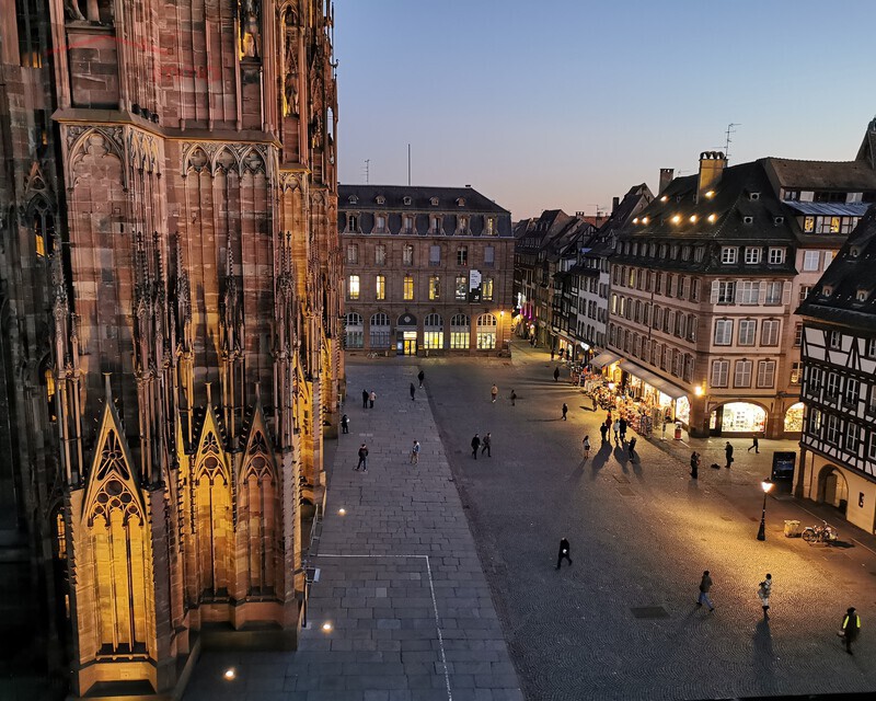 Appartement place de la Cathédrale Strasbourg - La vue