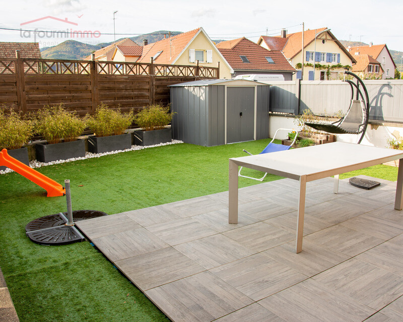 Appartement rez-de-jardin 3 pièces 80 m² à Cernay - Jardin / Terrasse