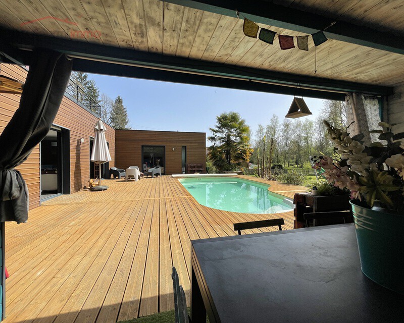 Maison d'architecte avec piscine - Ext