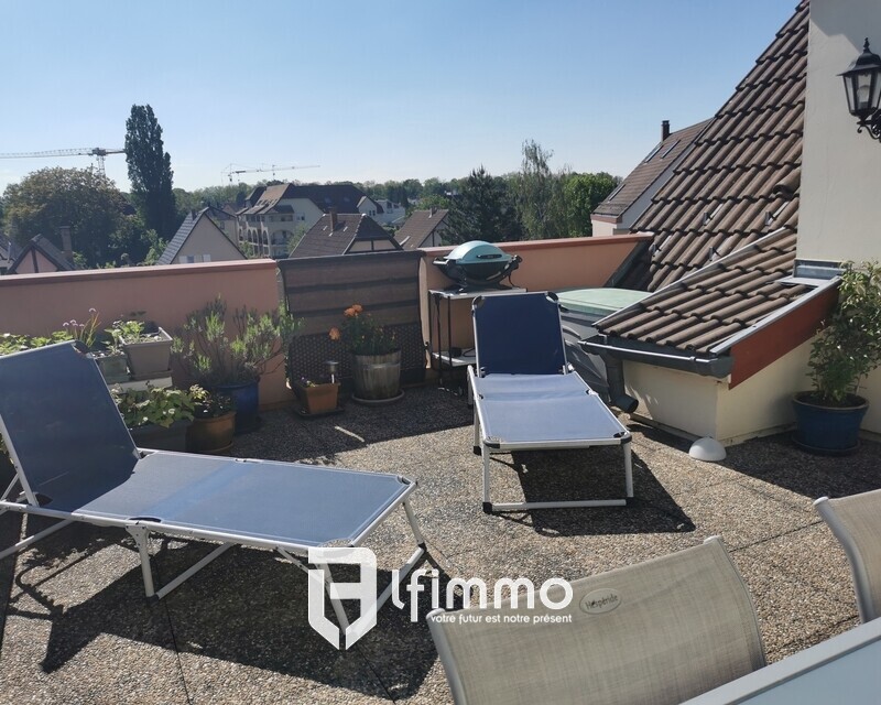 Grand appartement au calme avec terrasse - Terrasse Sud Ouest