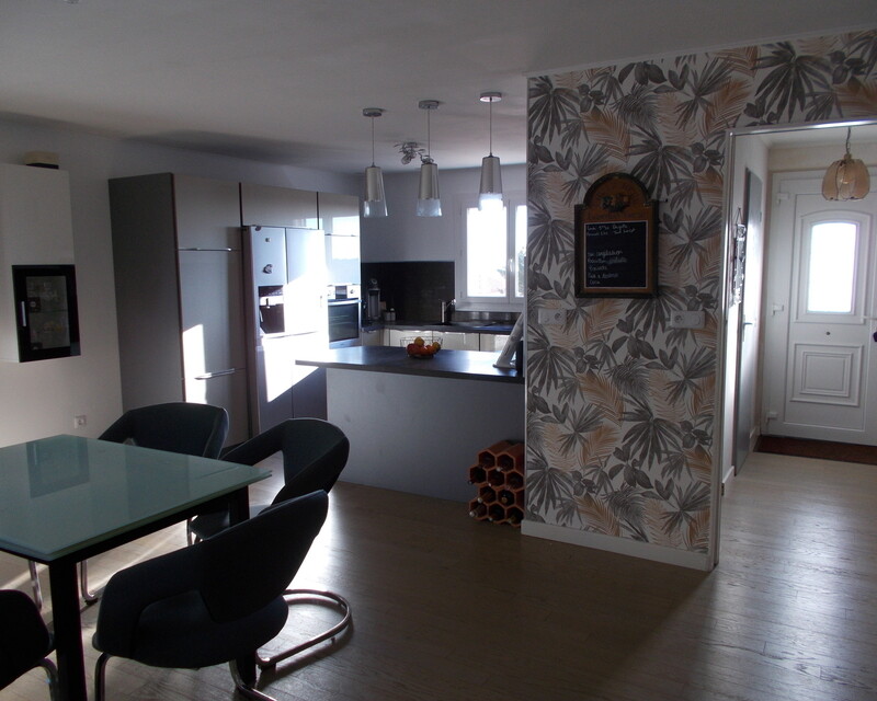 Maison T4 Toulon/La Valette - Séjour vue cuisine