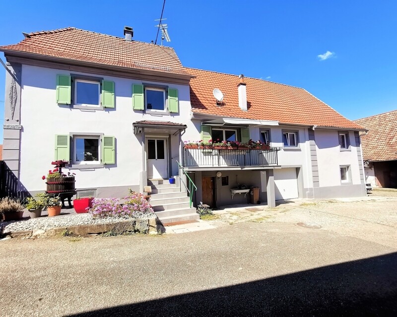 Deux maisons avec grange à Walheim (68130) - Façade