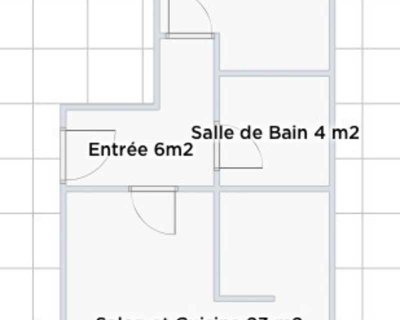 Appartement T2 Talence - Plan grand