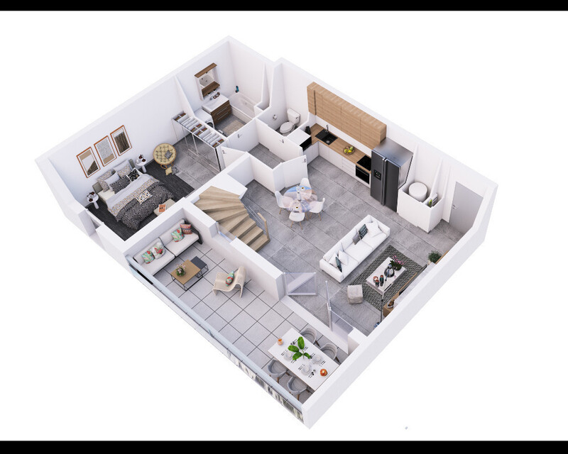 Sous Compromis /  12ème / Duplex T5 / Terrasse - Plan mai 22 a