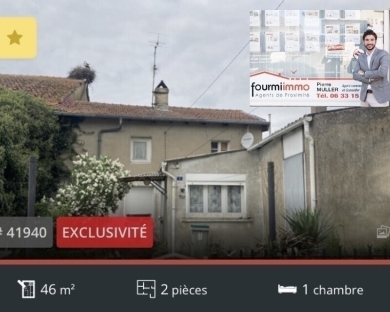 Maison ancienne à rénover, dans le village des cigognes. - 3f7d0a4d-53c6-4264-b94a-f55cc3b4512c