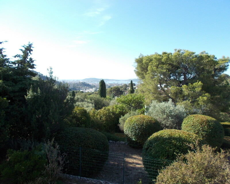 Maison 94 m² Toulon Ouest avec vue sur la rade - Vue depuis terrasse