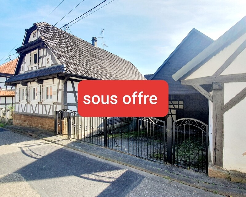 Maison alsacienne avec dépendances à Preuschdorf sous offre.  - 20230908 102014