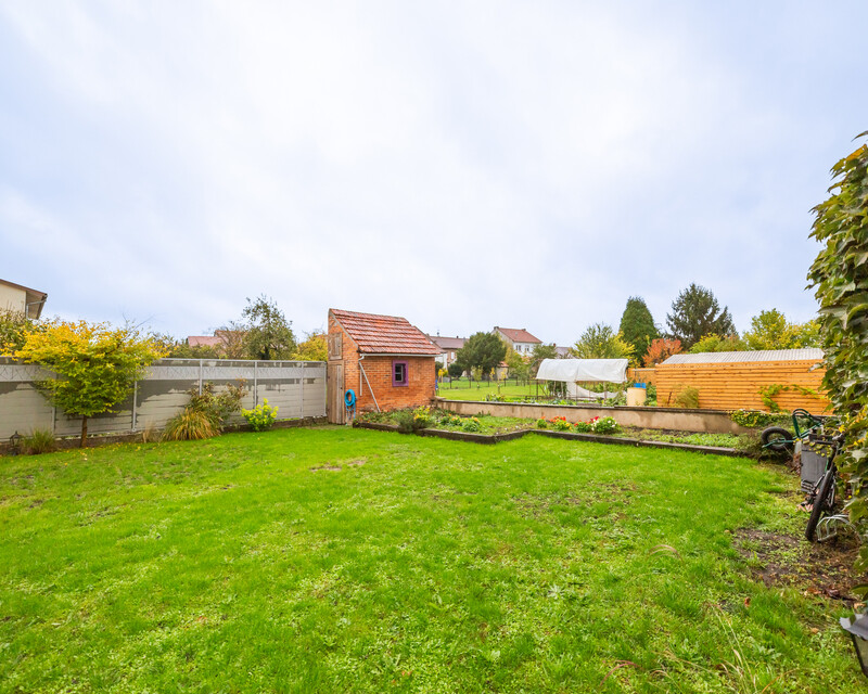 Maison individuelle, 3 chambres, 100 m² habitables - Jardin