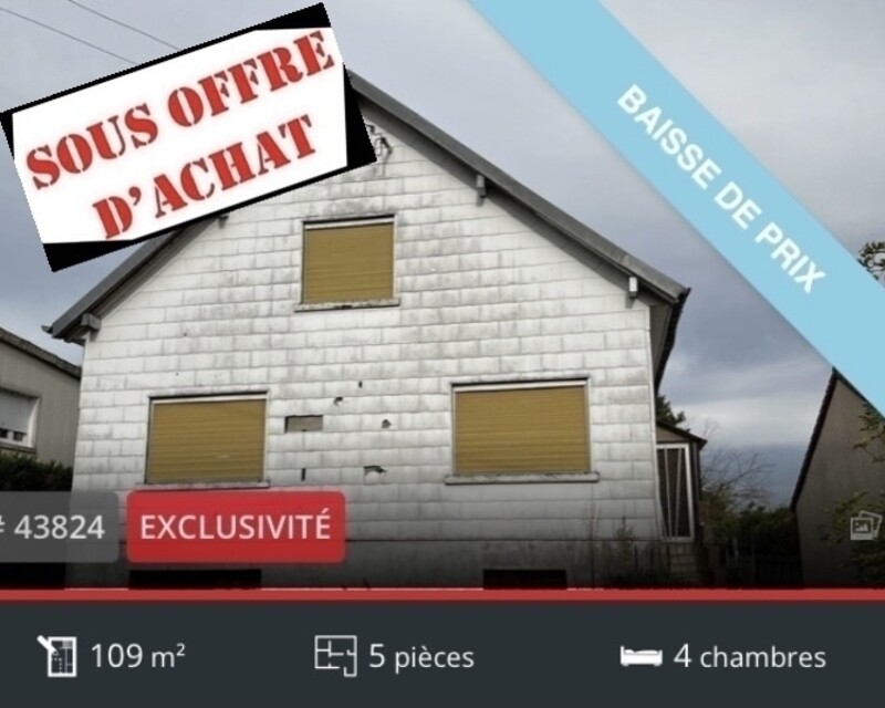 Maison individuelle datant des années 1960, à rénover. - 7058001c-6e79-49b4-94f6-1facfc517883