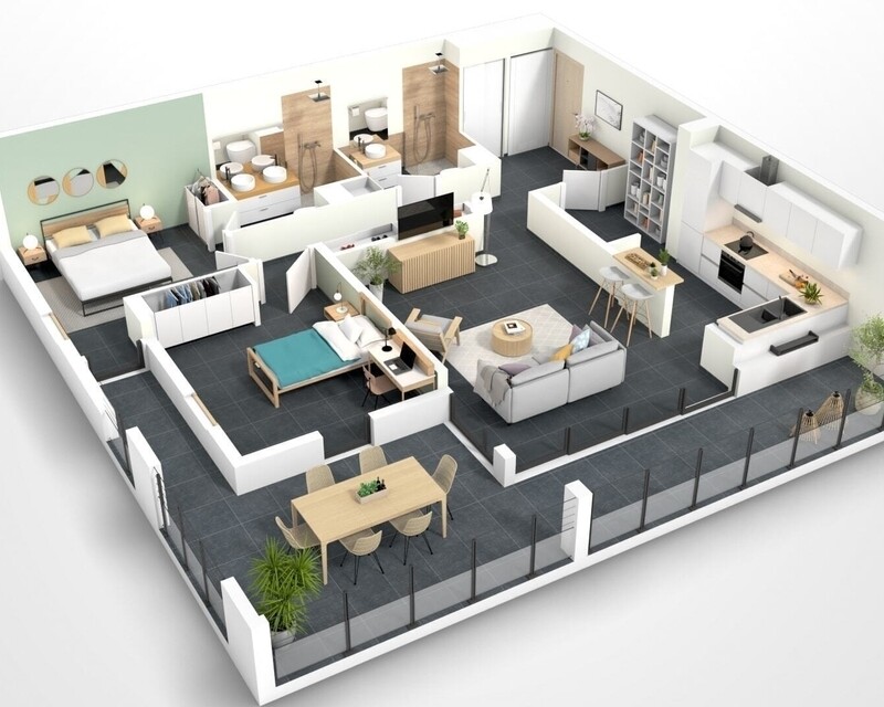 Appartements neufs Résidence La Rose Des Vents - 70