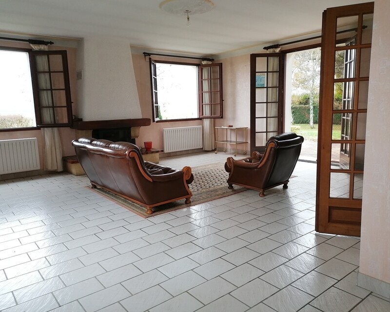 maison 3 chambres avec plus de 4000m² de terrain - salon salle a manger