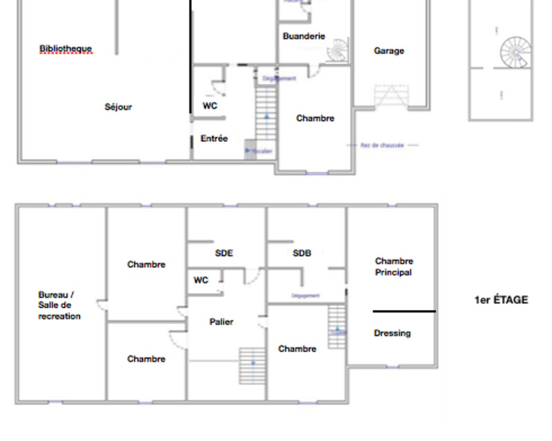 Belle maison familiale - Plan