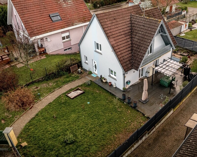 Maison 5 pièces 102m2 à Ruelisheim - Plan drone 2 ruelisheim - 36