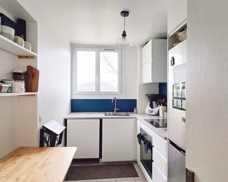Appartement 4 pièces de 60 m² avec balcon et cave - Cuisine aménagée et équipée