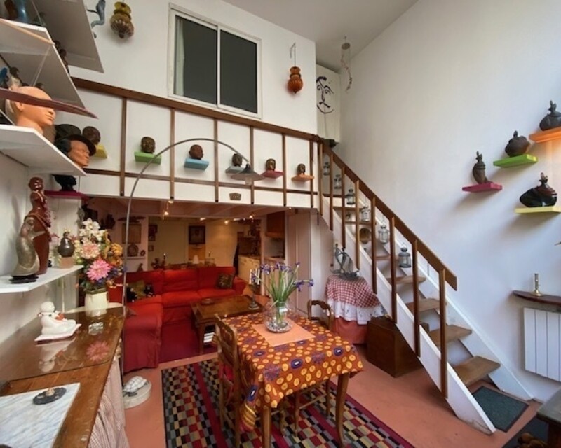 Loft en duplex 85m2 avec toit terrasse 36m2 - Espace rez de chaussée vers étage
