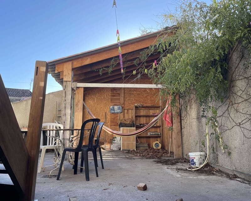 Maison de village de 150 m2 avec terrasse et garage au bord du canal - Terrasse