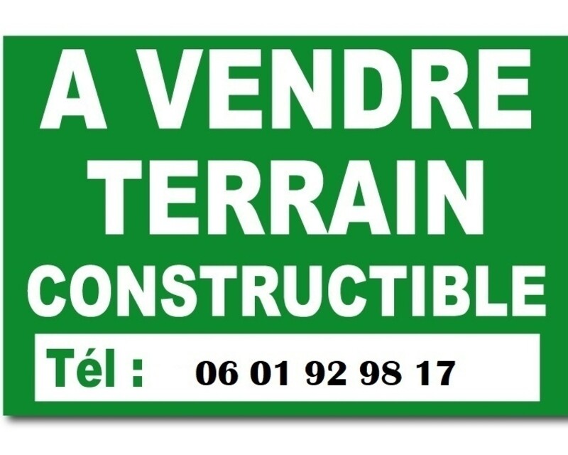 Terrain constructible de 3,44 ares - Terrain
