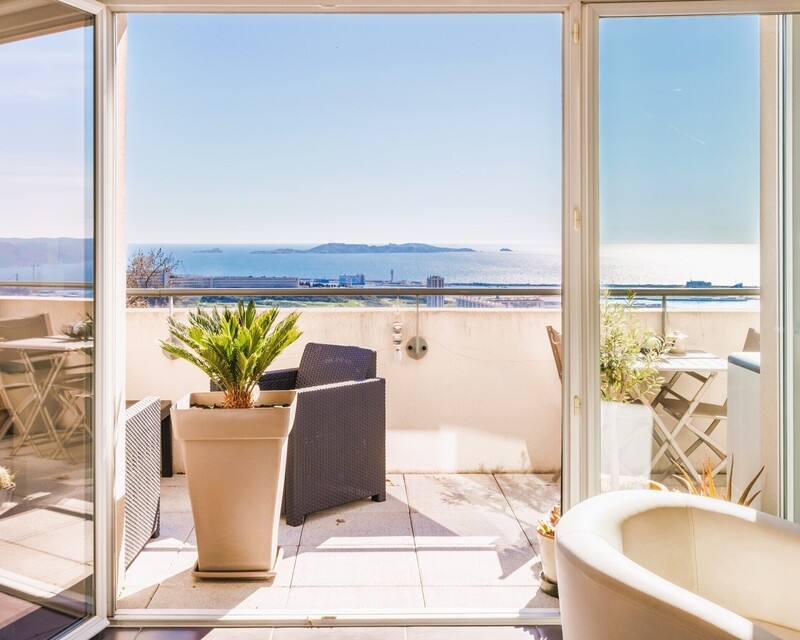 Vue mer d'exception / Appartement - Terrasse / 3 pièces  - Mars23vuemer3