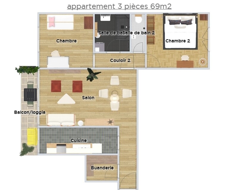Appartement 3 pièces, au 7ème étage, balcon, cave et box en sus - 12-6-2023 18-0-53 1920 1080  1 