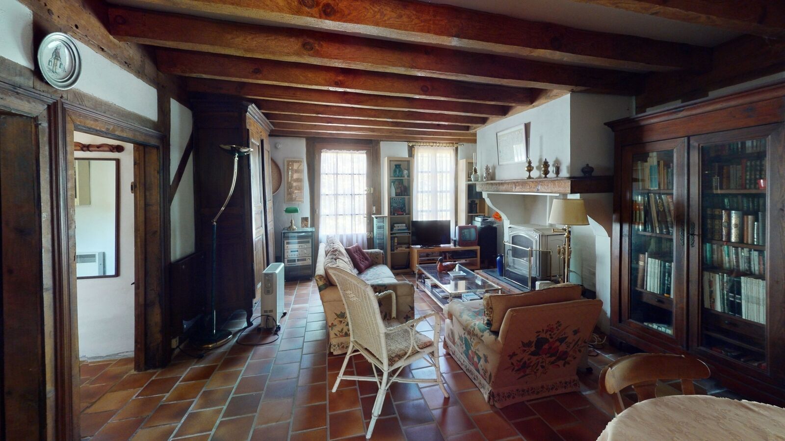 ferme landaise  - Maison-landaise-living-room 3 
