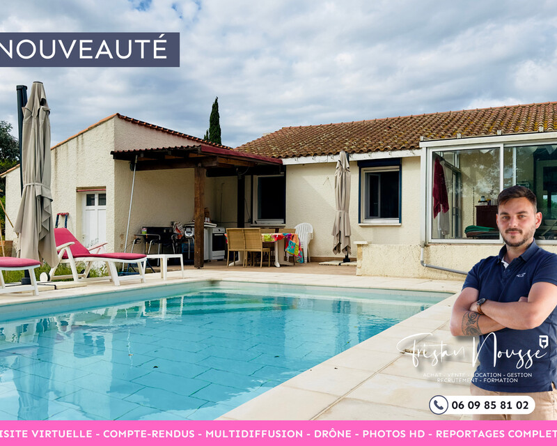 Maison plain pied - 97 m2 - 1000 m2 de terrain - Secteur Aygual - Visite virtuelle - compte-rendus - multidiffusion - drône - photos hd - reportages complets-12