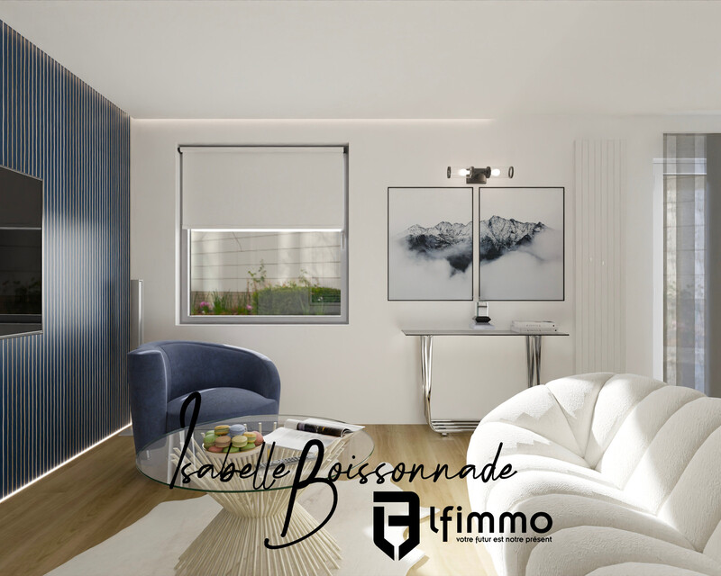 Appartement 4 pièces illkirch - salon 3D