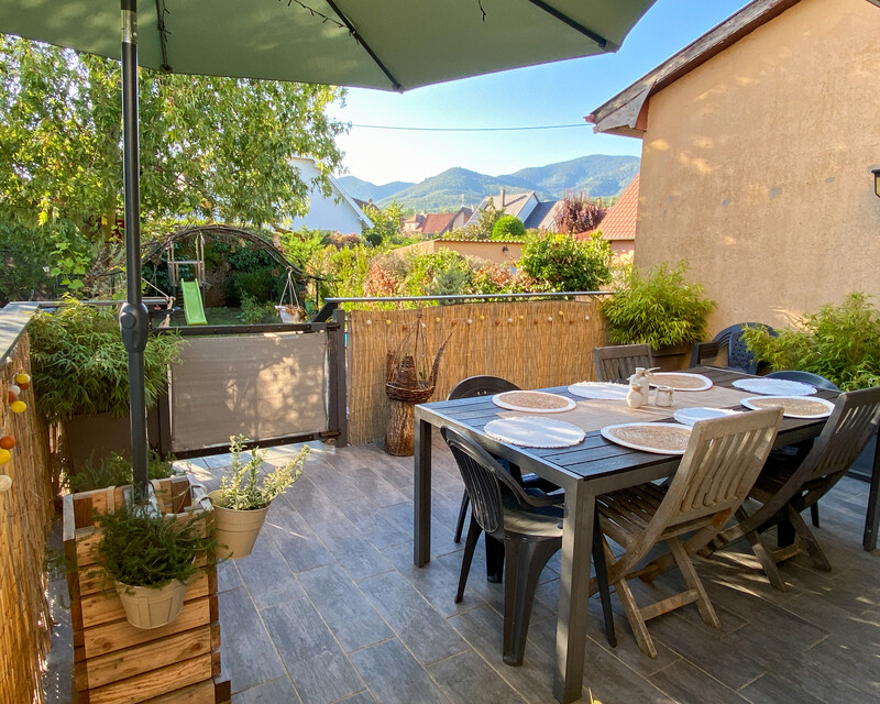 Charmante maison dans quartier paisible à Cernay - Terrasse