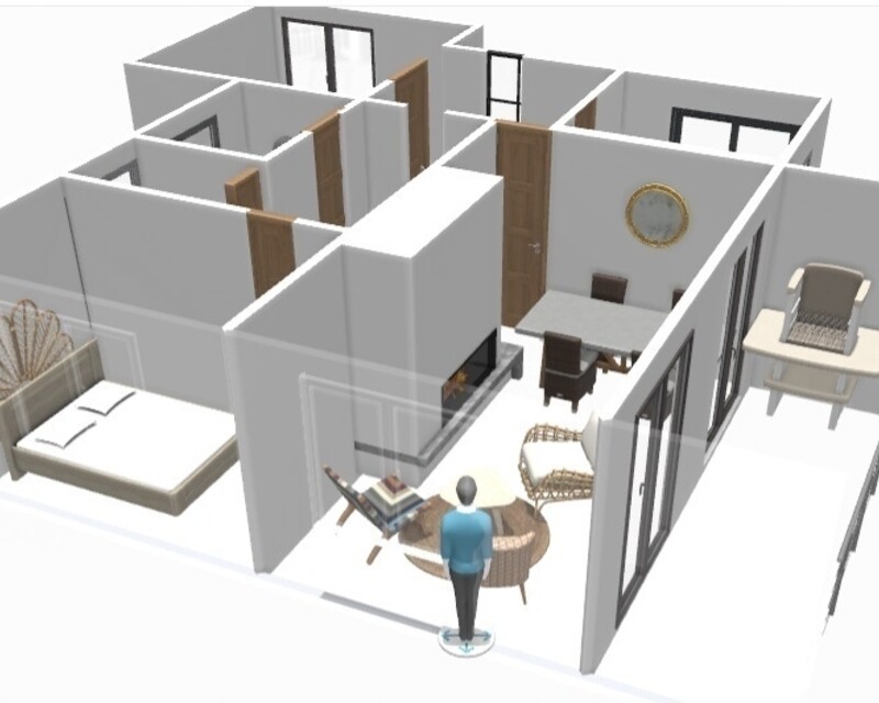 villa divisée en 2 appartements - Pdv virtuel
