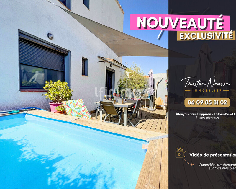 Maison 2 faces - 130 m2 - 4 chambres - Garage piscine - Saint Cyprien - Brunetintro