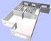 Bondy- Appartement 4P- 73 m2- Balcon- Parking - Plan 2d