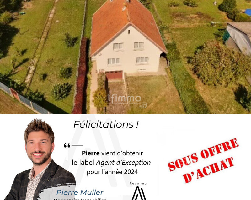 Sous-Offre : Maison Individuelle, à la sortie de la ville de Morhange. - 1ère photo sous offre