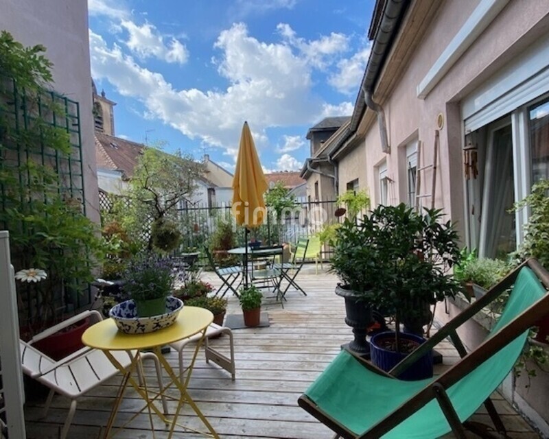 Bel appartement avec terrasse au cœur de Sarreguemines - Photo terrasse 2 bottero