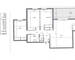 Appartement 4 pièces 88 m2 en dernier étage avec ascenseur.  - Plan laurence