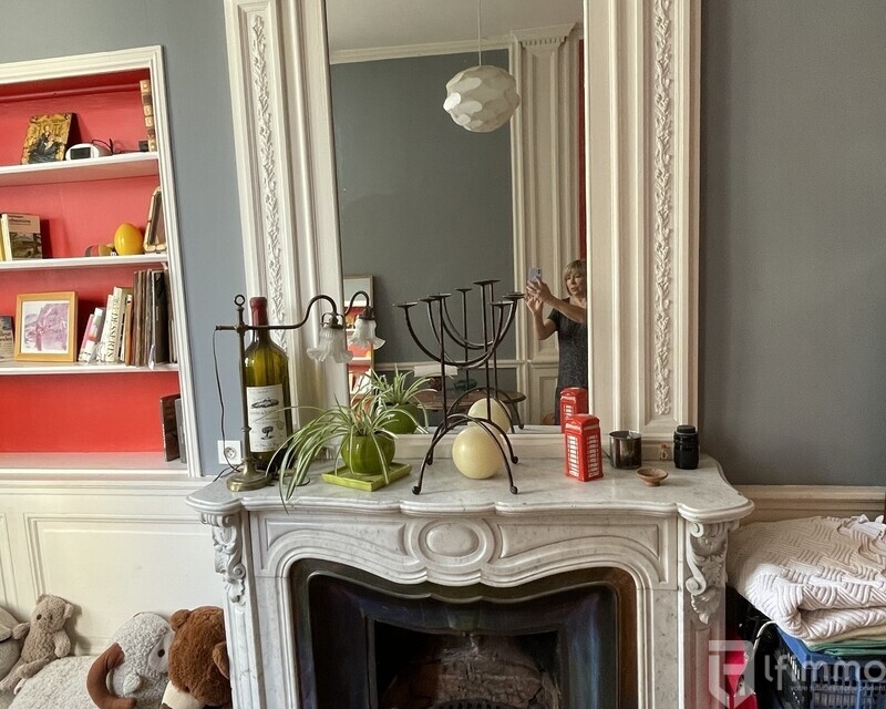Appartement de prestige – 176 m² – Terrasse 64 m² – Saint-Chamond - Cheminée ancienne