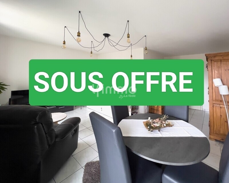 Appartement 3 pièces avec balcon, grand garage et cave - Sous offre