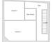 Maison de village - Plan 1er niveau