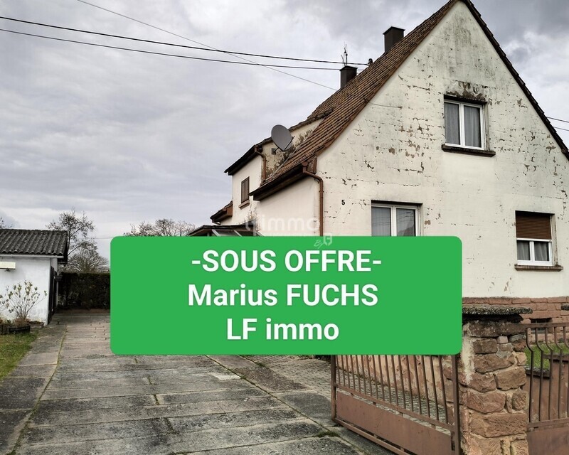 Maison 4/5 pièces sur 7.43 ares - Sous offre