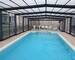Maison Bourgeoise sur 1 hectare avec dépendances - Couvrable/découvrable avec son abri haut, la piscine est chauffée par une pompe à chaleur MITSUBISHI