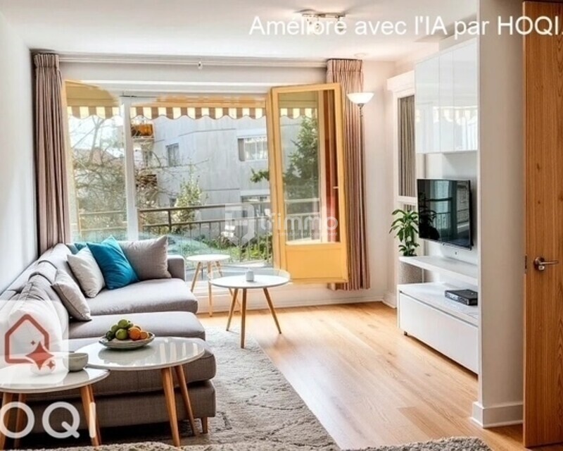  T3 65 m² –Lumineux, Balcon – Proche Centre & Gare - Hoqi-photo salon
