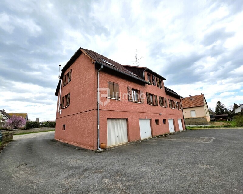 Appartement F3 avec garage et parking à Balschwiller (68210) - façade arrière