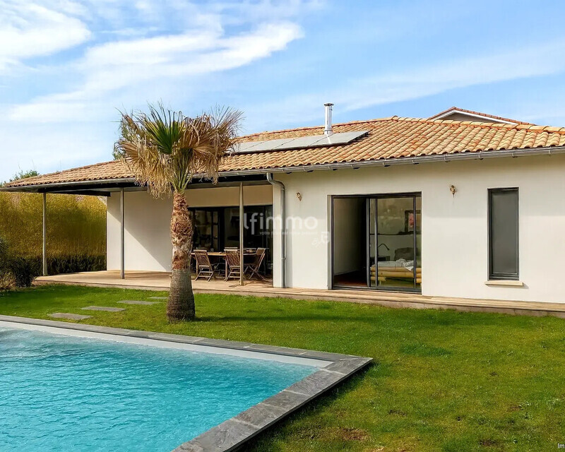 Maison avec garage, terrasse couverte et piscine  - Ia generated 1763665773