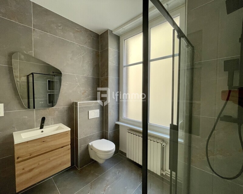 Vendu : Rez de jardin rénové dans une maison de Maître - Salle d'eau