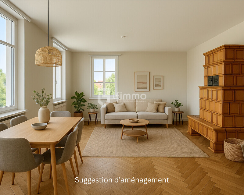 Appartement de réception dans une maison de maître - Salon - suggestion d aménagement