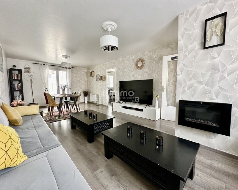 Villepinte-La Haie Bertrand-Maison 5P-3ch-110m2 +Véranda-Terrain 350m2 - Salon salle à manger