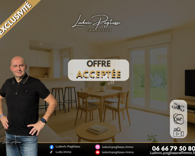 Appartement T3 avec terrasse jardin et parking  - 3 copie