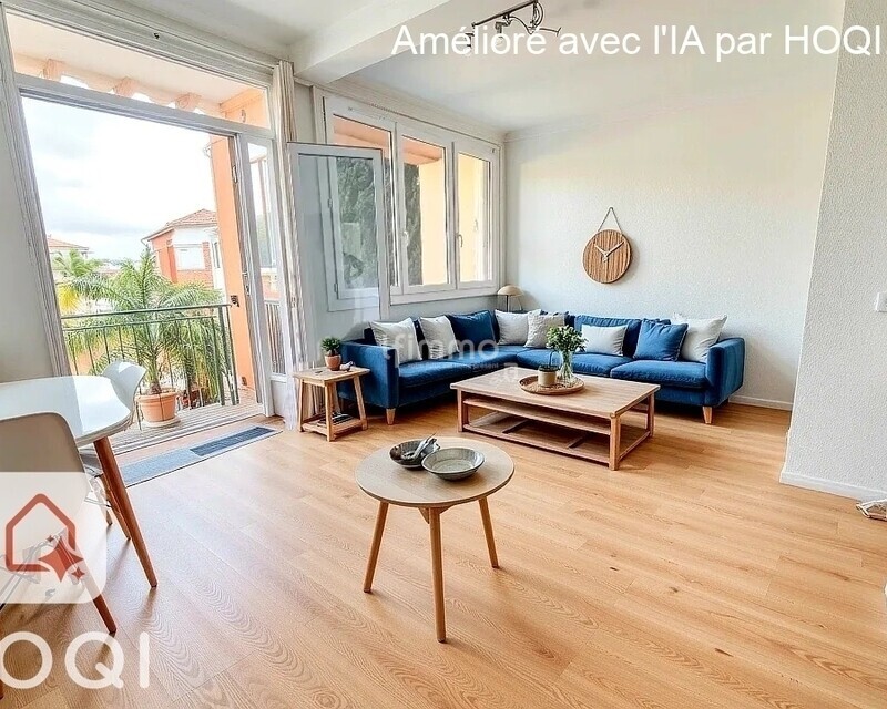 T3 traversant de 58 m² + garage 18 m² - Montpellier Sud - Aménagement virtuel
